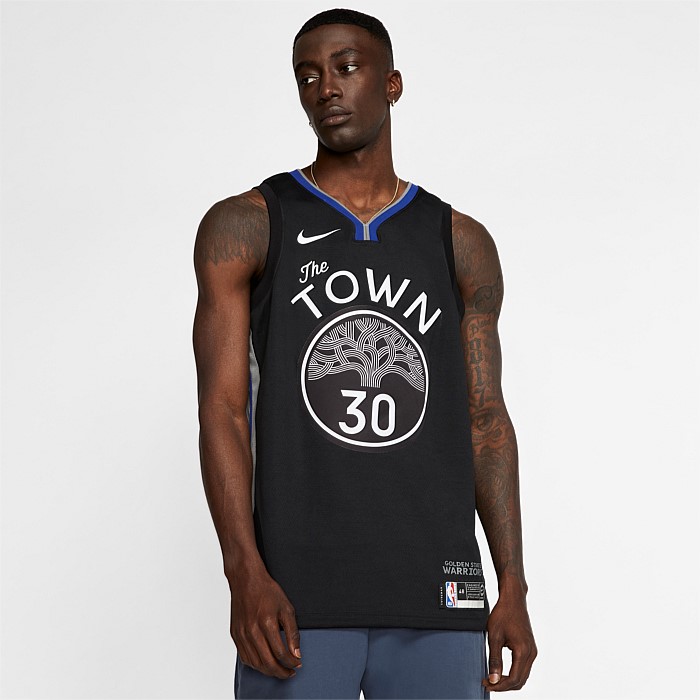 the town on golden state jerseys