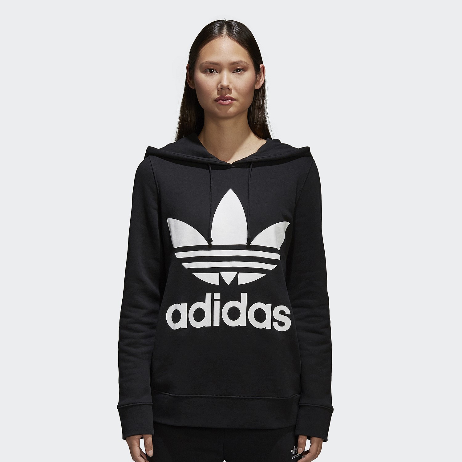 adidas oversize trefoil hoodie