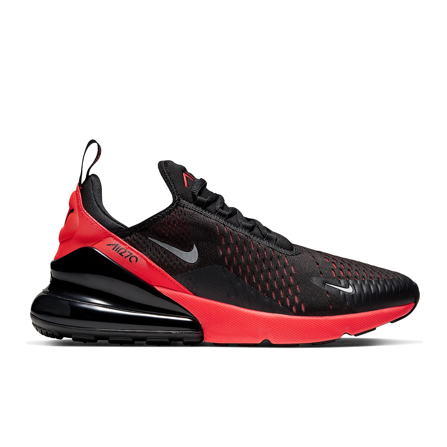 black and red nike 270 mens