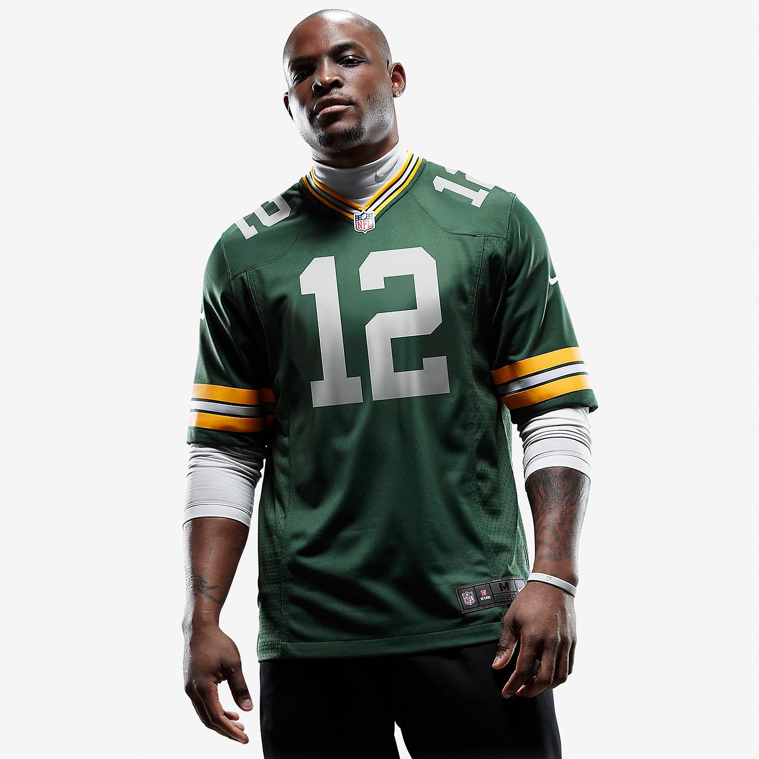 Aaron Rodgers Green Bay Packers Game NFL Jersey