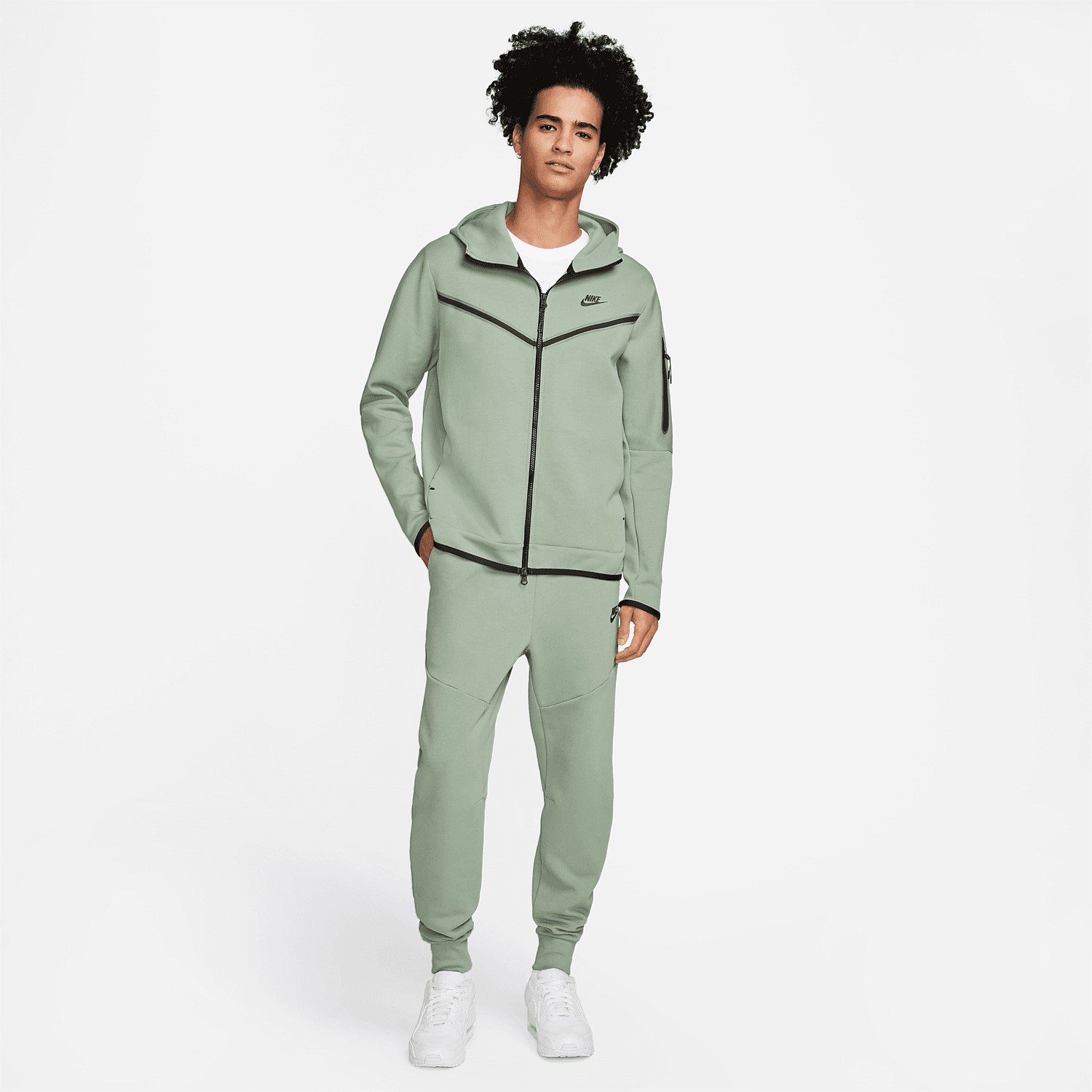 Nike Sportswear Tech Fleece Full Zip Hoodie | Hoodies & Crews ...