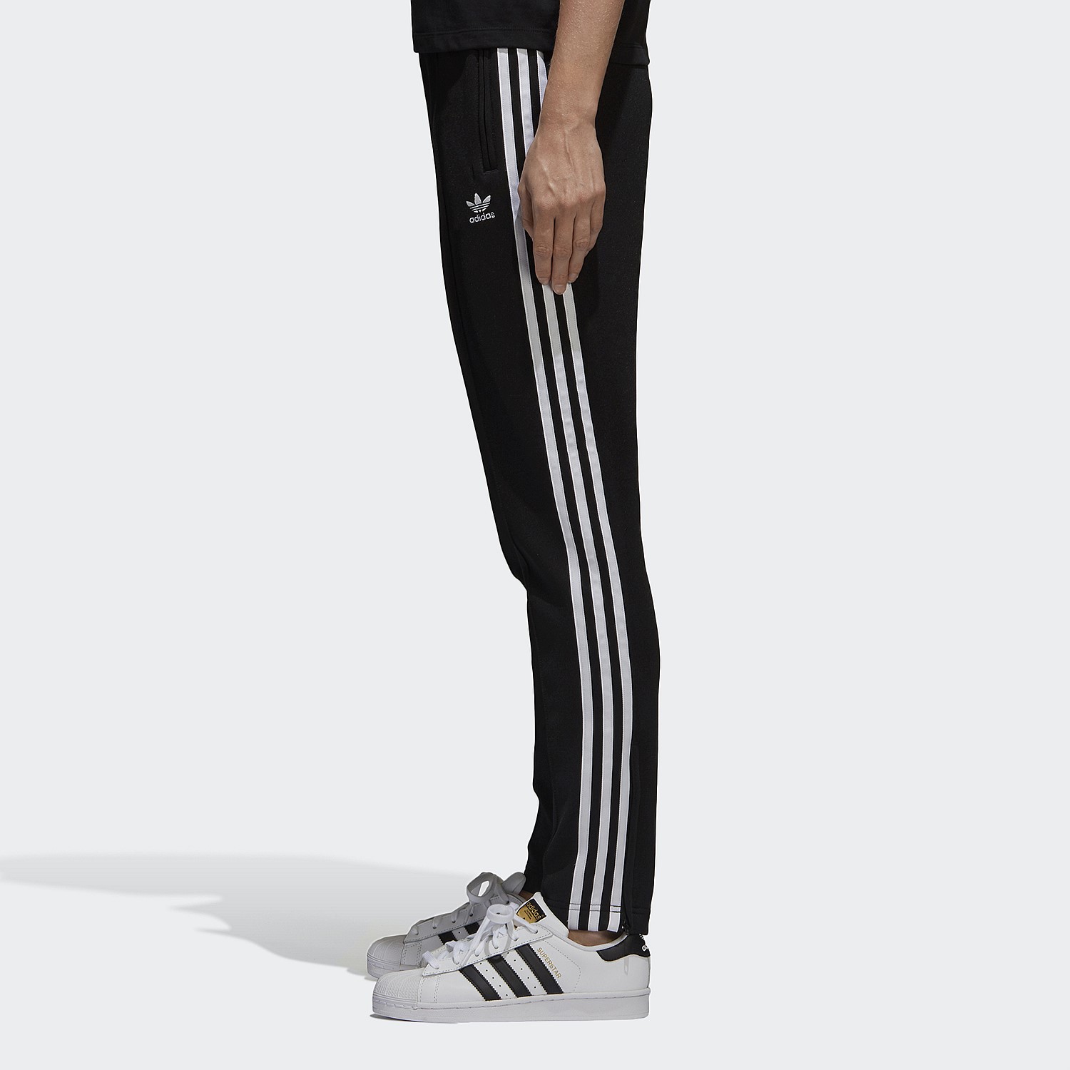 adidas black sst track pants