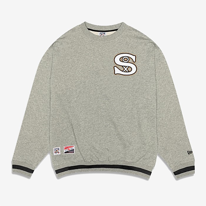 Chicago White Sox Grey Archive Americana Sweatshirt