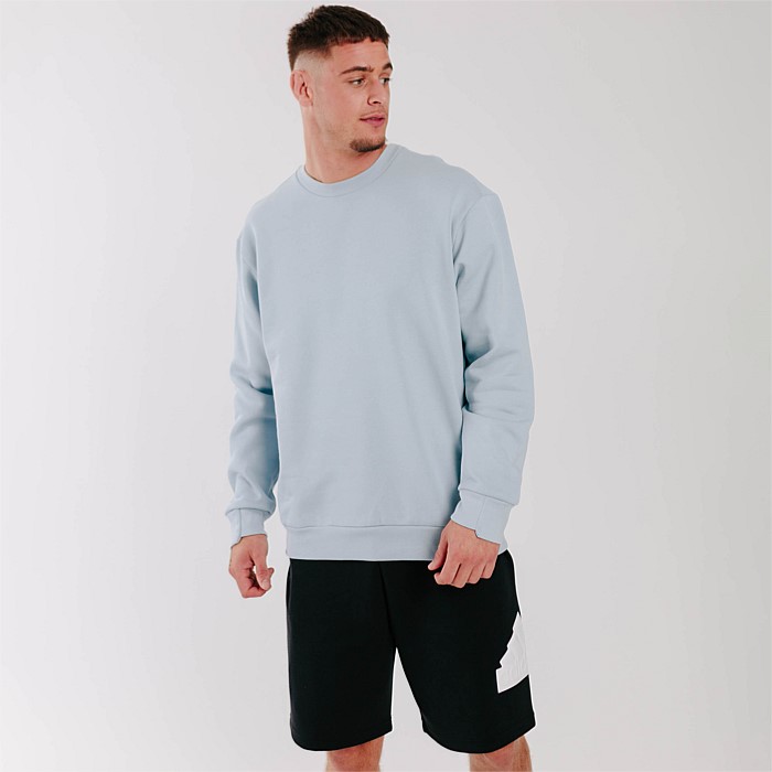 Blue Lounge Fleece Sweatshirt