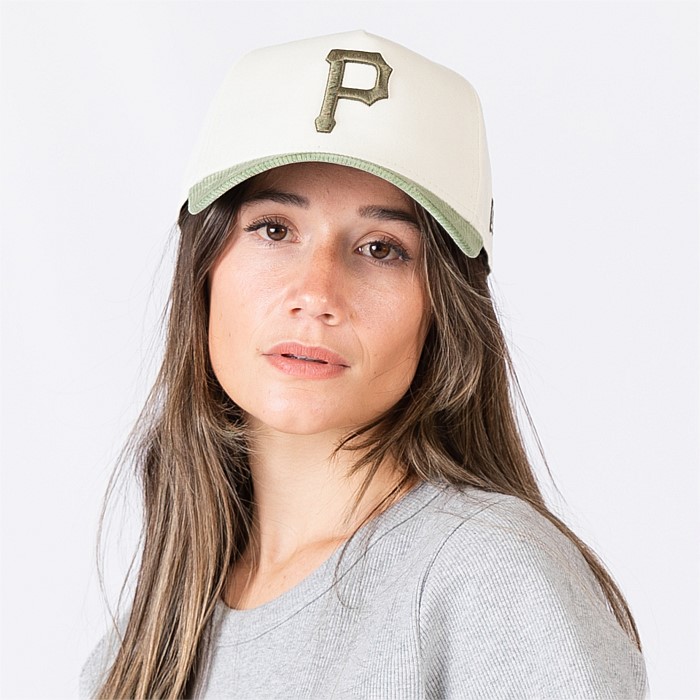 940 A-Frame Pittsburgh Pirates Olive Cord Snapback