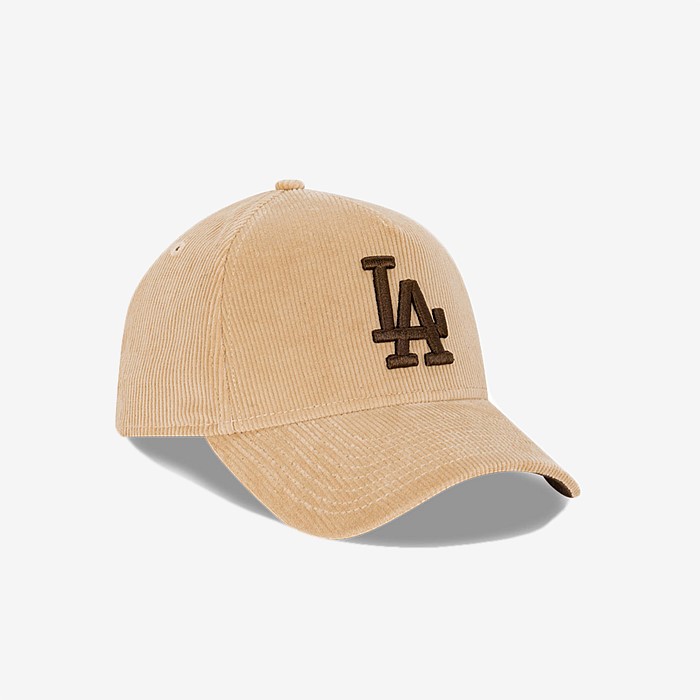 940 A-Frame Los Angeles Dodgers Camel Cord Snapback
