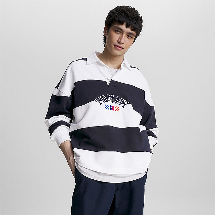 Archive Stripe Relaxed Rugby Shirt