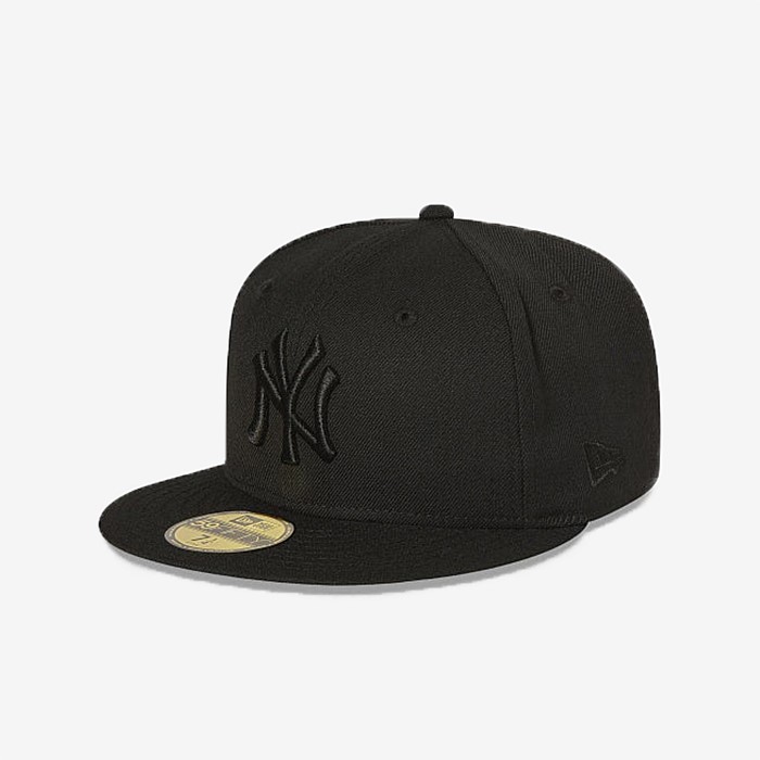 5950 New York Yankees Black Cap