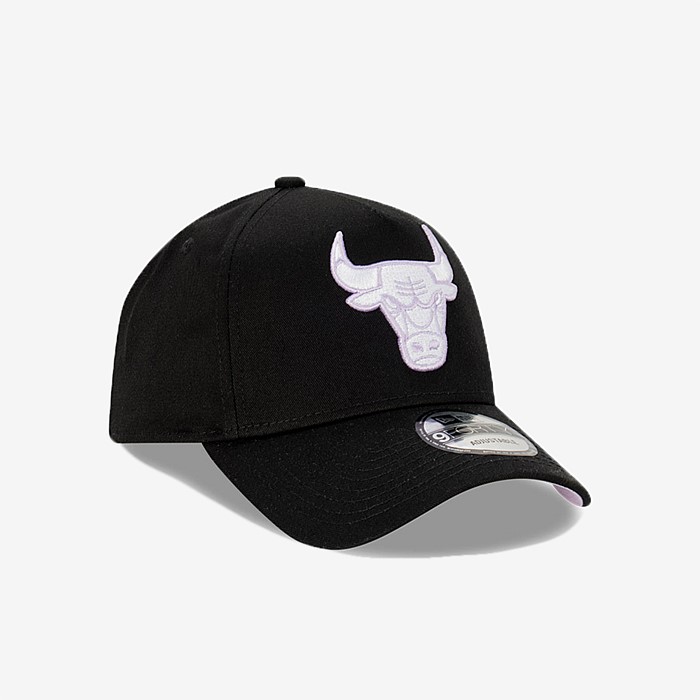 940 A-Frame Chicago Bulls Black Lilac Cap