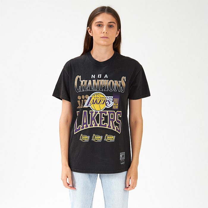 Los Angeles Lakers Vintage Champs Short Sleeve T-Shirt Unisex