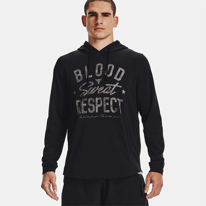 Project Rock Terry Blood Sweat Respect Hoodie
