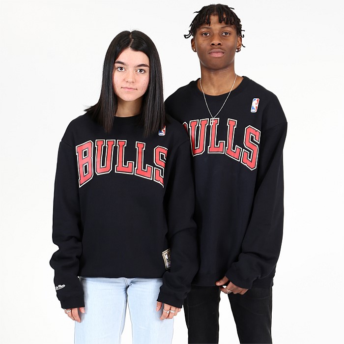 Chicago Bulls Jersey Wordmark Crew Sweatshirt Unisex