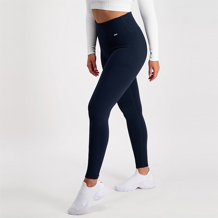 Navy Luxe Seamless Tights