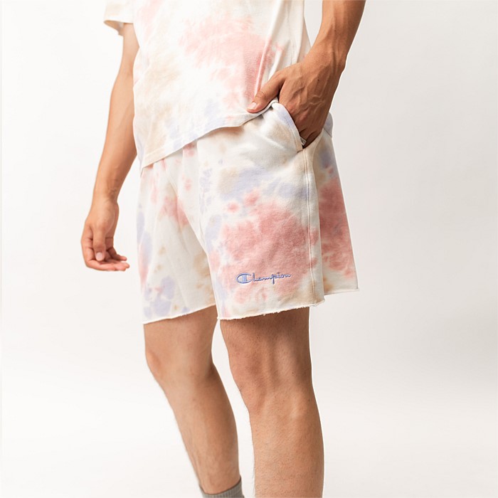 Lightweight Fleece Sun Washed Garment Dye Shorts