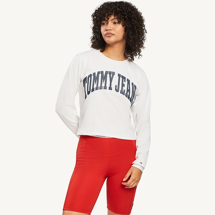 Relaxed College Long-Sleeve T-Shirt