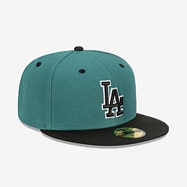 5950 Los Angeles Dodgers Pine Black Cap