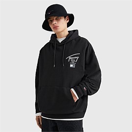 Relaxed Back Logo Terry Hoodie
