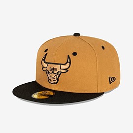 5950 Wheat Black Chicago Bulls Cap