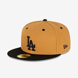 5950 Wheat Black Los Angeles Dodgers Cap
