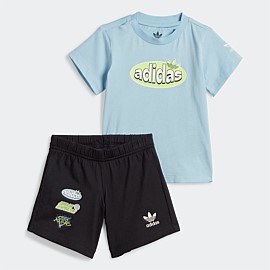 Graphic Shorts and Tee Set