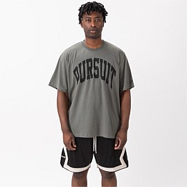 Arch Track Tee In Moss