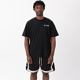 Larger Track Tee In Black
