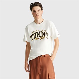 Relaxed Luxe Varsity Tee