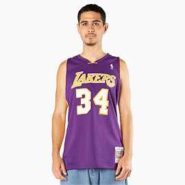 Los Angeles Lakers Shaquille O’Neal 99-00 Road Swingman Jersey
