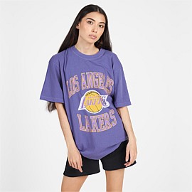 Los Angeles Lakers Vintage Crest Logo Tee Unisex