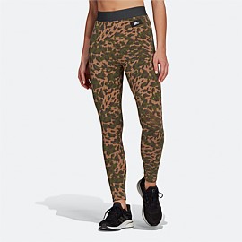 Sportswear Leopard-Print Cotton Leggings