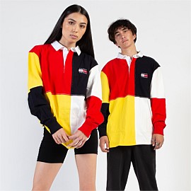 Street Archives Colour-Blocked Rugby Shirt Unisex