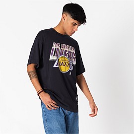 Los Angeles Lakers Vintage 90's Block Blur Tee Unisex