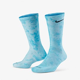 Everyday Plus Cushioned Tie-Dye Crew Socks Unisex 2 Pack