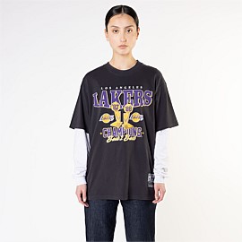 Los Angeles Lakers Vintage Champs Trophy Tee Unisex