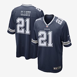 Ezekiel Elliott Dallas Cowboys NFL Game Team Jersey