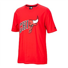 Chicago Bulls Split Logo Oversized Tee