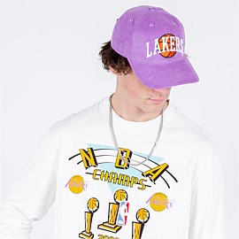 Los Angeles Lakers Cord Arch Deadstock Cap